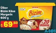 ÜLKER BİZİM KASE MARGARİN 600 G ÜLKER BİZİM KASE MARGARİN 600 G